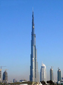 Burj Dubai (818 m.)